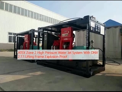 ATEX-Streek 2 Opheffend Explosiebestendig Kader 2.7.1 van Jet System With DNV van het Hoge drukwater
