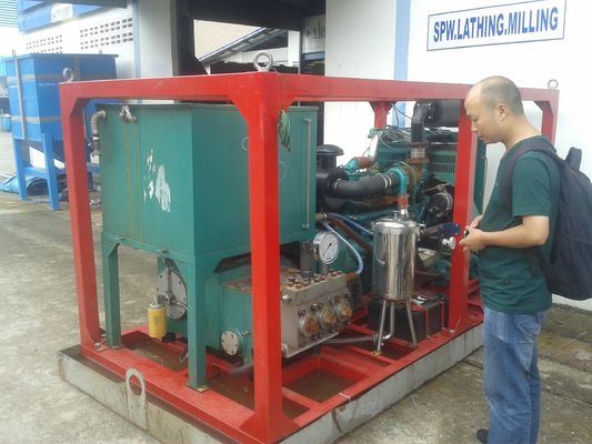 90kw 1500bar Hydro Blasting Equipment Industriële waterblaasmachine