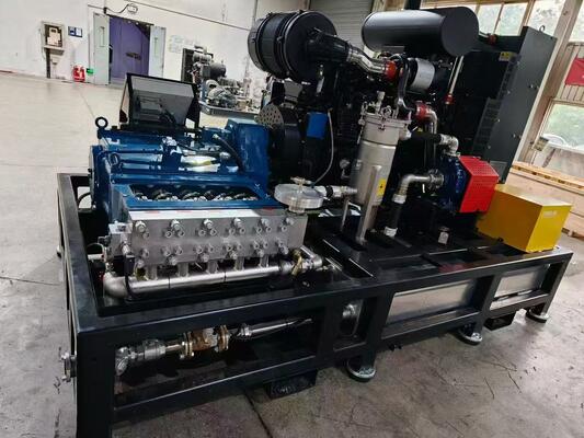 75 kW Hydro Blaster Drukwasser Roest Oxide Hydro Blasting Machine